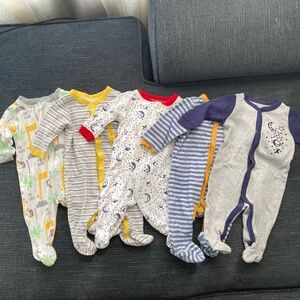 5 koala baby sleepers 0-3m